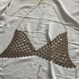 Free People Chain Bra